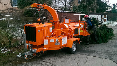 Maszyna do zrębkowania gałęzi - Rębarka